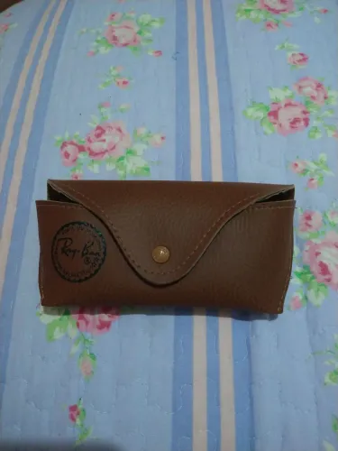 Estojo - Case RayBan Caçador em Couro Marrom - Made Italy