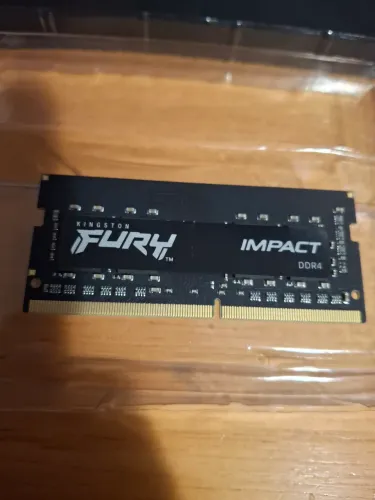 Memória RAM P/ Notebook DDR4 8gb 3200Mhz CL20 Kingston Fury Impact