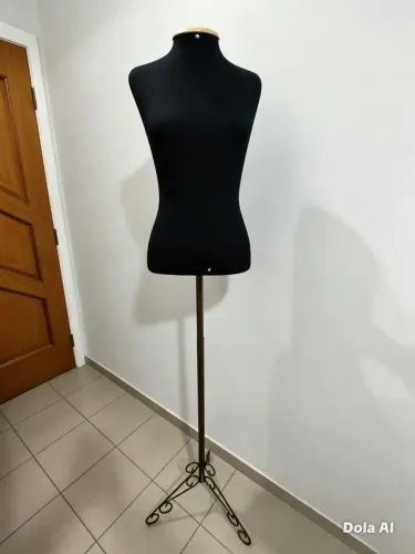 Manequim busto Tam. 40 com suporte retrô bronze - NÃO ENTREGO - RETIRADA EM SANTO ANDRÉ