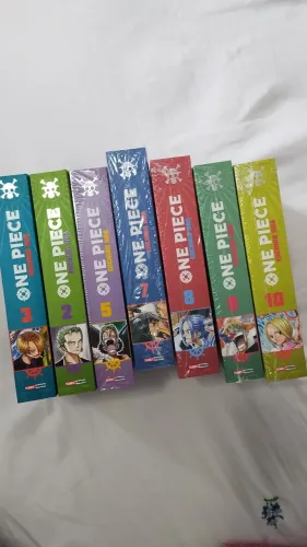 ONE PIECE 3 em 1 - NOVOS - Mangás Volumes 2, 3, 5, 7, 8, 9 e 10