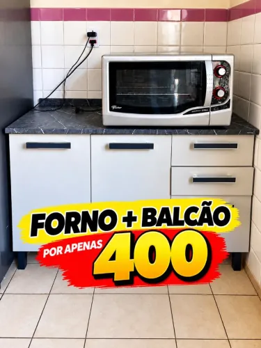 Forno elétrico 44 litros + Bancada