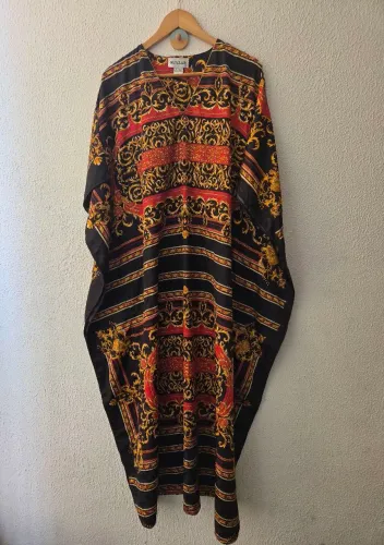 Vestido Kafta Indiana Tamanho Único