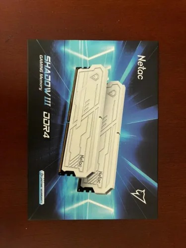 Memória RAM *LACRADA* Netac 2x8gb 3200Mhz DDR4 Shadow Ill