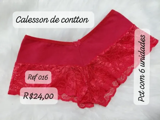 CALESSON- DE COTTON COM RENDA -POUCAS UNIDADES -PREÇO DE REVENDA