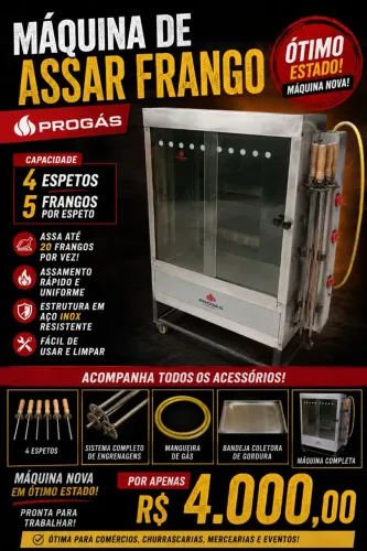 Máquina de Frango assado