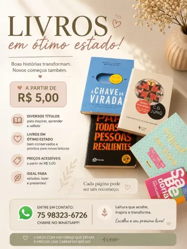 LIVROS EM ÓTIMO ESTADO