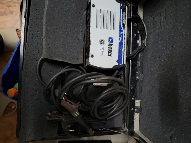 Combo inversor de solda mais mascara automatica.
