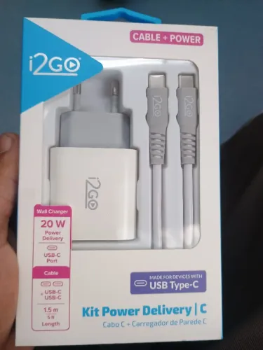 Kit cabo+carregador i2go turbo