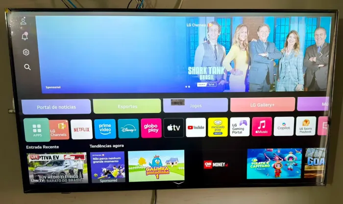 Tv smart 50 nova na caixa