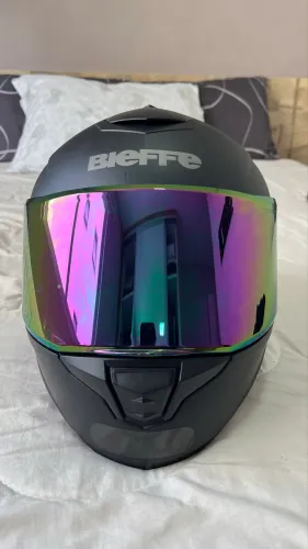 Capacete Bieffe B12 preto fosco