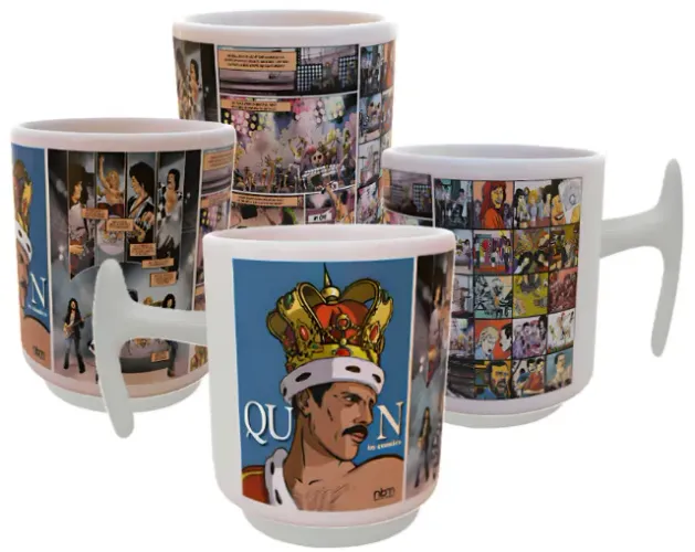 Caneca Queen Premium Rock Freddie Secret Mug Retrô Banda Importada