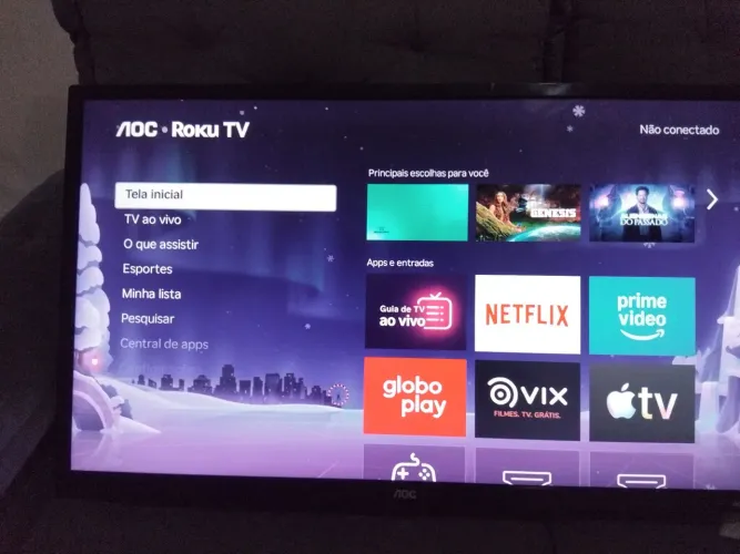 Tv 32" AOC SMART ROKU