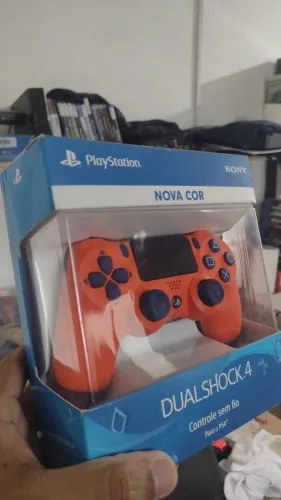 Controle ps4 Orange sunset lacrado