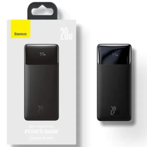 Carregador Power Bank 20000mAh Baseus - Pronta Entrega