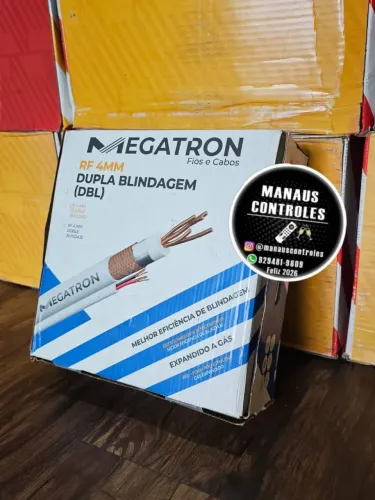Cabo Coaxial ( melhor eficiência de blindagem) R$120,00