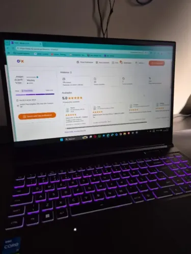 Notebook Gamer I7 12650H - RTX 4060 8GB - Tela 15.6" - IPS - 165Hz - 16GB RAM