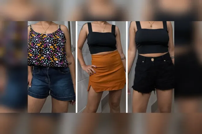 Lote 3 shorts tamanho M