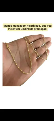 Cordão De Ouro Maciço 18k 750 60cm