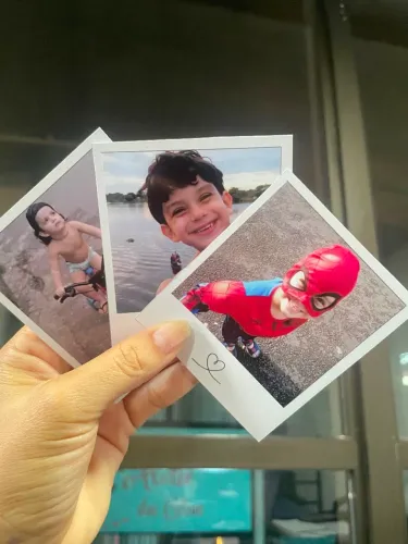 Fotos Polaroid com imã