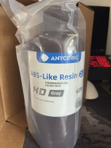 Resina Anycubic ABS-Like Gray para impressora 3D lacrada validade 2027