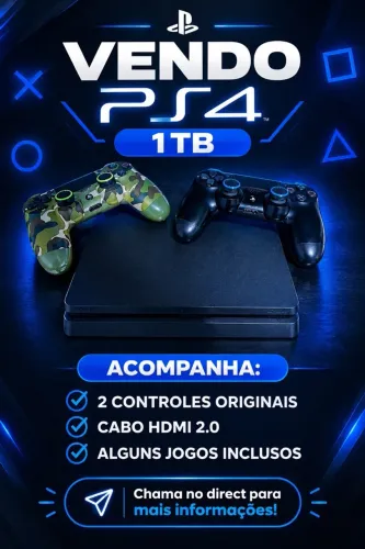 Ps4 muito novo 