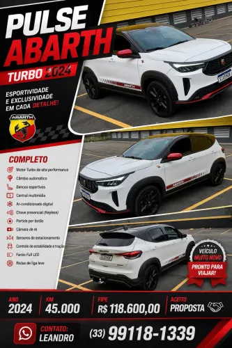 Fiat Pulse Abarth 1.3 Turbo 16V Flex Aut. 2024