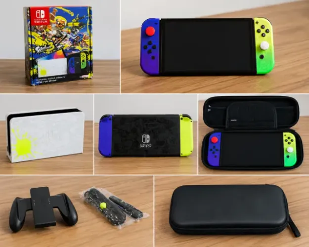 Nintendo Switch OLED Especial Splatoon 3 + Case