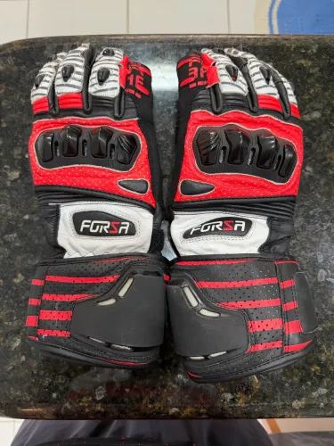 Luva Forza Racing Pro Reverb - Vermelho / Preto