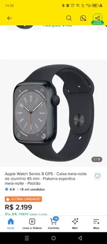 Apple watch série 8