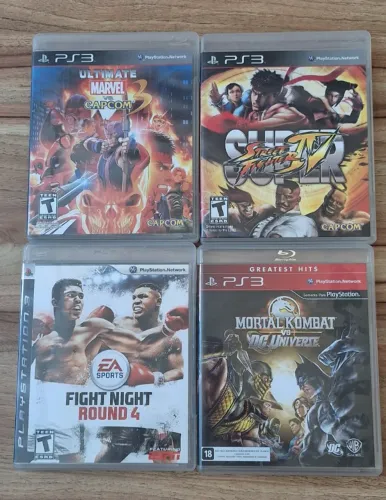 Jogos Mídia Física PS3 Set Lutas