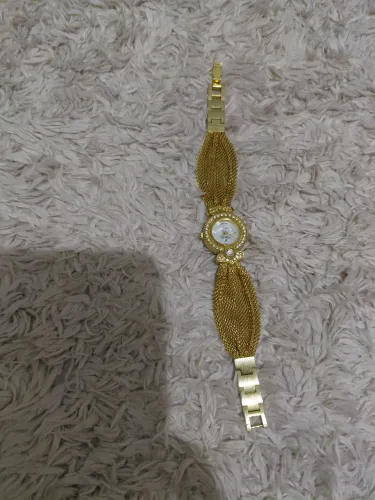 Relógio  analógico raymond weil original  folheado a ouro 