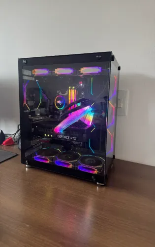 PC Gamer High-End - RTX 3070 + Ryzen 5 5600X + 32GB RAM + 2TB NVMe | Gabinete Aquário