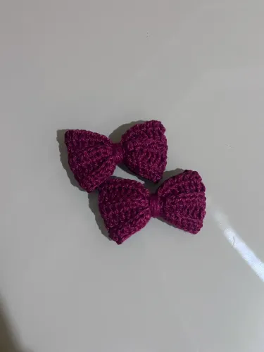 Laços de crochê