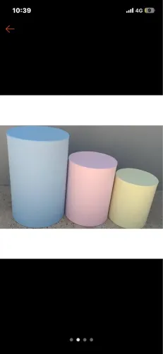 Capas para Cilindros + Painel Arco Decorativo - Candy Color