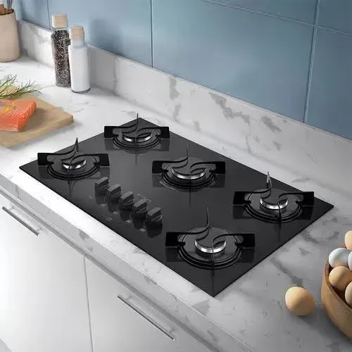 Fogão Cooktop Tripla Chama Supreme 5 Bocas 