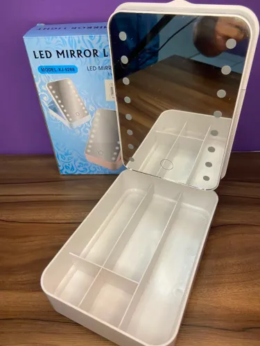 Porta Maquiagem com Espelho com Led Mirror XJ-9288