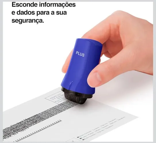 Carimbo ocultador de informações pessoais