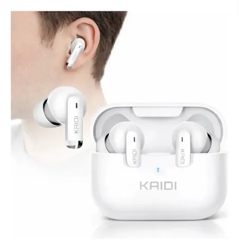 Fone De Ouvido Sem Fio Kaidi Kd-780 Tws Bluetooth Branco Bravely Prime