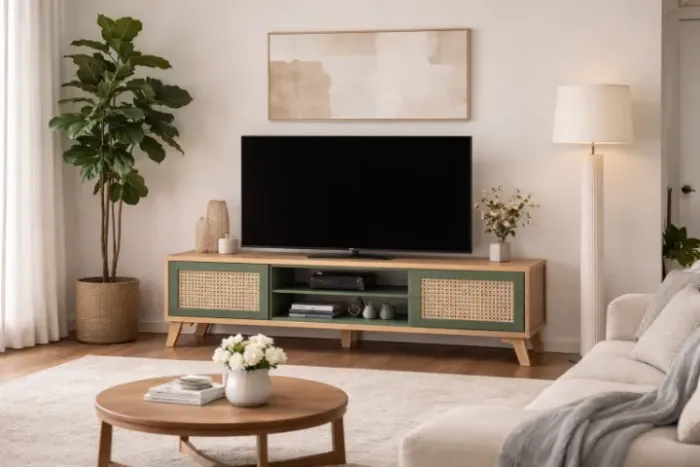 Rack Charlotte - Para TV até 75 | Moderno, Espaçoso e Elegante