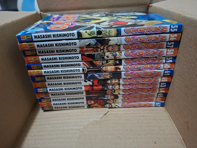 Coleção Naruto INCOMPLETA