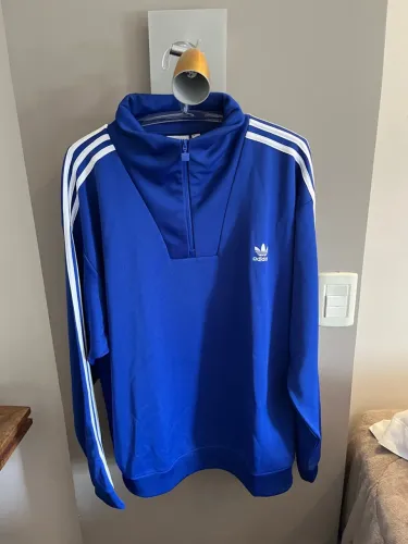 Blusa Masculina Adidas Originals Azul Royal - GG - Nova com Etiqueta