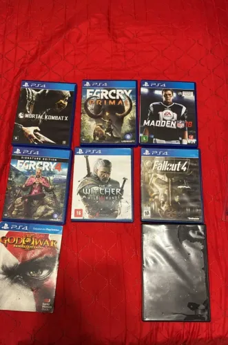 Os 5 Melhores(The Witcher 3 + God of War 3 + Fallout 4 + Far Cry 4 + Minecraft)