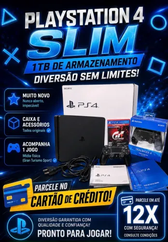 PlayStation 4 Slim Completo