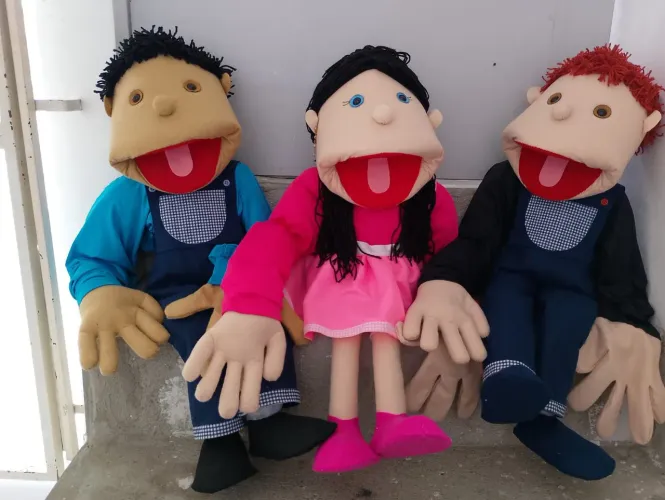 Fantoches Articulados em feltro
