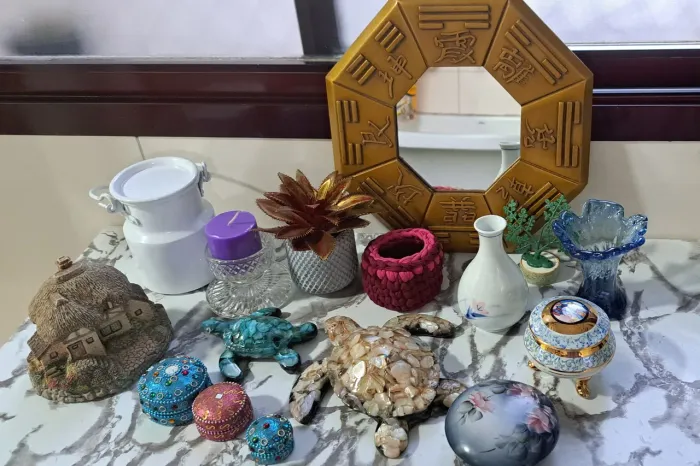 Lote de 17 lindos e antigos enfeites para sua casa 