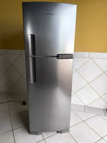 Geladeira inox Brastemp