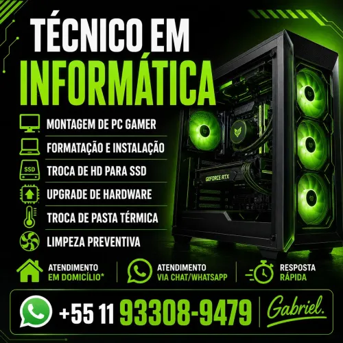 Técnico de informática a domicílio Sorocaba