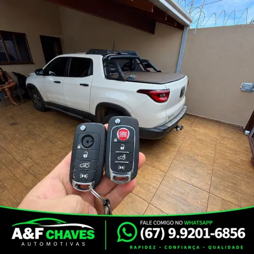 CHAVE CANIVETE FIAT TORO