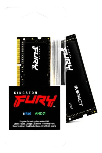 Memória RAM DDR5 32GB 4800MHz para Notebook - Kingston Fury Impact