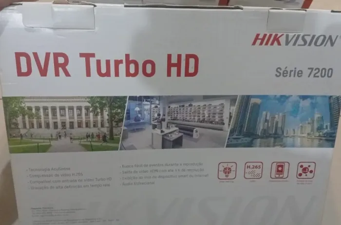 DVR Hikvision Turbo HD Série 7200 - 16 Canais - Novo